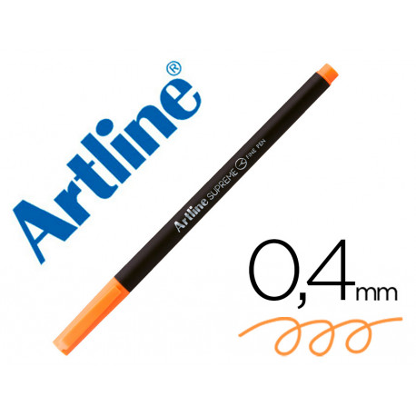 ROTULADOR ARTLINE SUPREME EPFS200 FINE LINER PUNTA DE FIBRA NARANJA CLARO 0,4 MM