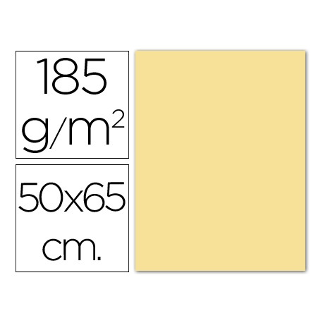 CARTULINA GUARRO CREMA -50X65 CM -185 GR