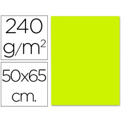 CARTULINA LIDERPAPEL 50X65 CM 240G/M2 VERDE PISTACHO