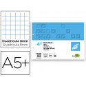 RECAMBIO LIDERPAPEL CUARTO APAISADO 100 H 2TCA-08 CUADRO 8 MM 2 TALADROS CON MARGEN