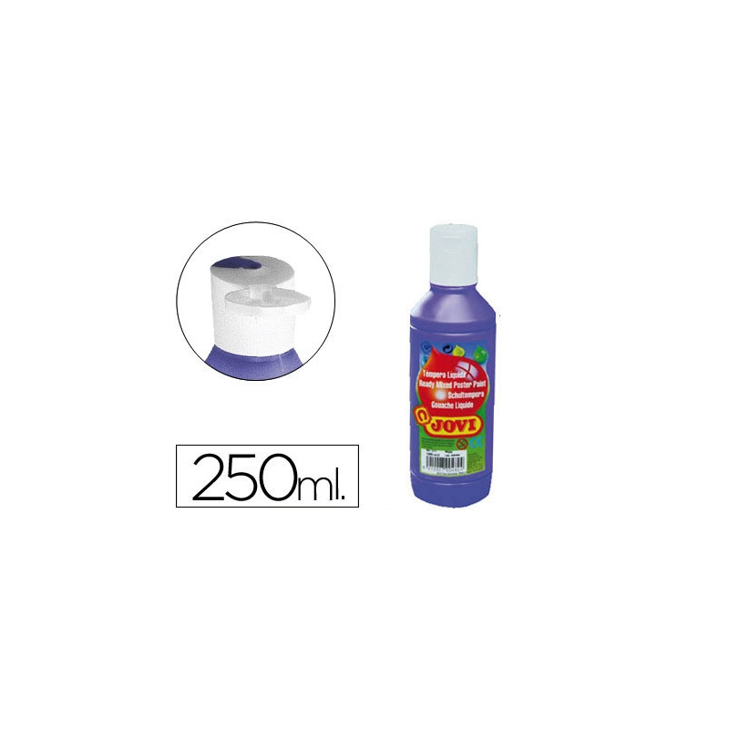 TEMPERA LIQUIDA JOVI ESCOLAR 250 ML VIOLETA