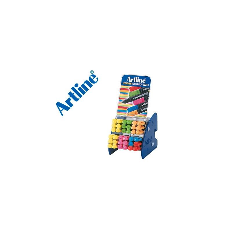 SET ROTULADORES ARTLINE FLUORESCENTE EK 660 EXPOSITOR DE 36 UNIDADES SURTIDAS