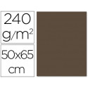 CARTULINA LIDERPAPEL 50X65 CM 240 G/M2 MARRON