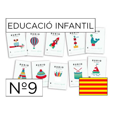 CUADERNO RUBIO EDUCACION INFANTIL N9 CATALAN