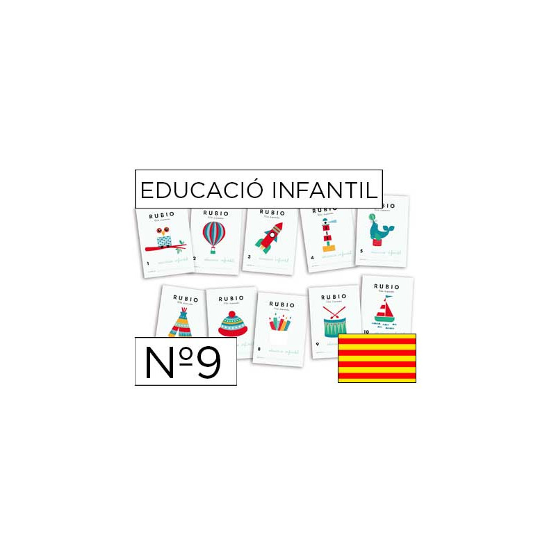 CUADERNO RUBIO EDUCACION INFANTIL N9 CATALAN