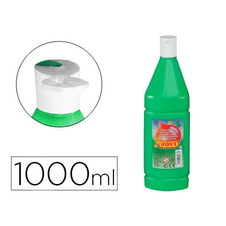 TEMPERA LIQUIDA JOVI ESCOLAR 1000 ML VERDE MEDIO