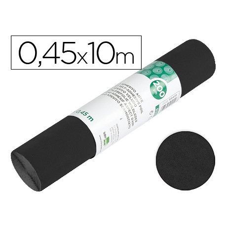 ROLLO ADHESIVO LIDERPAPEL ESPECIAL ANTE NEGRO ROLLO DE 0,45 X 10 MT