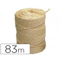 CUERDA SISAL 3 CABOS LIDERPAPEL ROLLO 1/2 KG