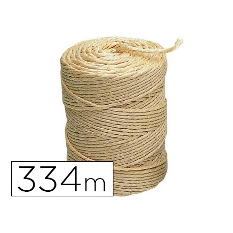 CUERDA SISAL 3 CABOS LIDERPAPEL ROLLO 2 KG