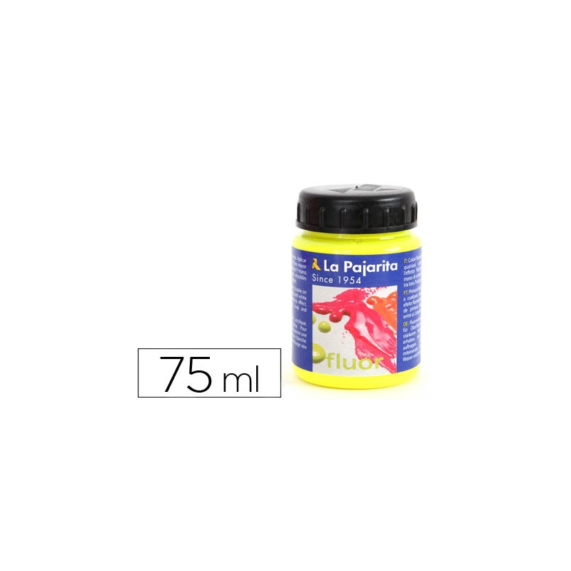 PINTURA ACRILICA LA PAJARITA F-01 AMARILLO CANARIO 75ML