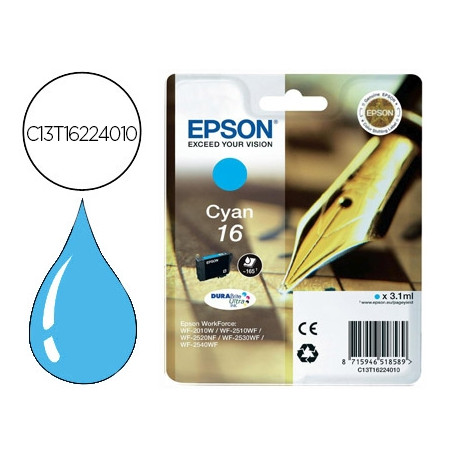 INK-JET EPSON 16 WF2010W WF2510WF WF2520NF WF2530WF WF2540WF CIAN 175 PAG