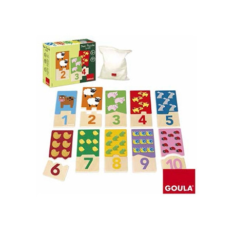 PUZZLE GOULA INFANTIL DUO 1-10