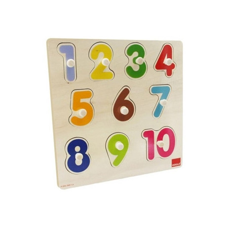 PUZZLE GOULA NUMEROS 10 PIEZAS