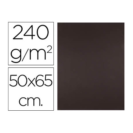 Cartulina liderpapel 50x65 cm 240g/m2 marron