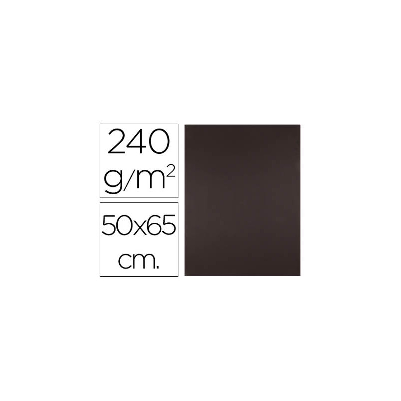 Cartulina liderpapel 50x65 cm 240g/m2 marron