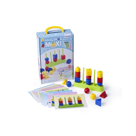 JUEGO MINILAND ABACOLOR 5 COLUMNA MAXI 15 PIEZAS