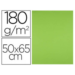 CARTULINA LIDERPAPEL 50X65 CM 180G/M2 VERDE PISTACHO