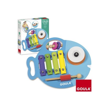 JUEGO GOULA DIDACTICO GLUPY MUSICAL 3 EN 1