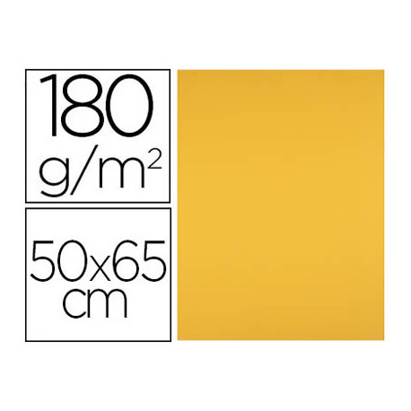 CARTULINA LIDERPAPEL 50X65 CM 180 GR ORO VIEJO 