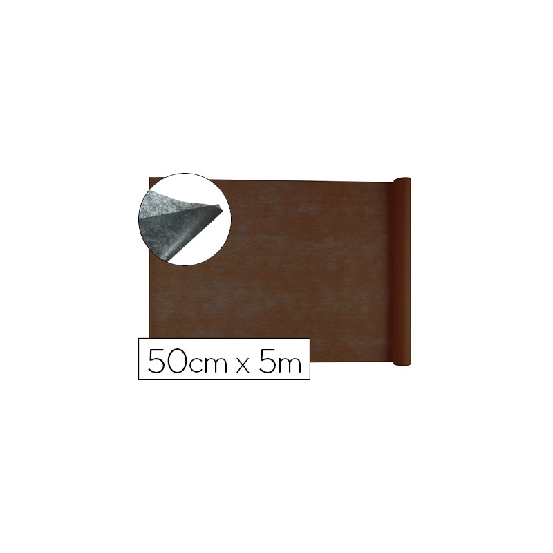 TEJIDO SIN TEJER LIDERPAPEL TERILENO 25 G/M2 ROLLO DE 5 MT MARRON