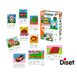 JUEGO DISET DIDACTICO LAS SILABAS