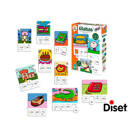 JUEGO DISET DIDACTICO LAS SILABAS