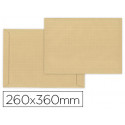 SOBRE LIDERPAPEL BOLSA ARMADO KRAFT ENVIO SEGURIDAD 260X360 MM SOLAPA TIRA DE SILICONA PAPEL 120 GR 