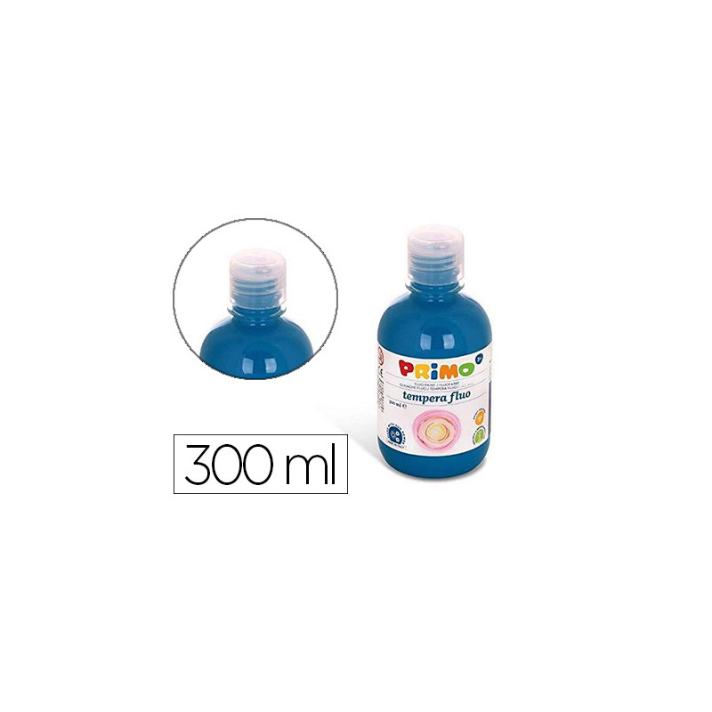 TEMPERA LIQUIDA PRIMO ESCOLAR 300 ML AZUL MARINO FLUORESCENTE