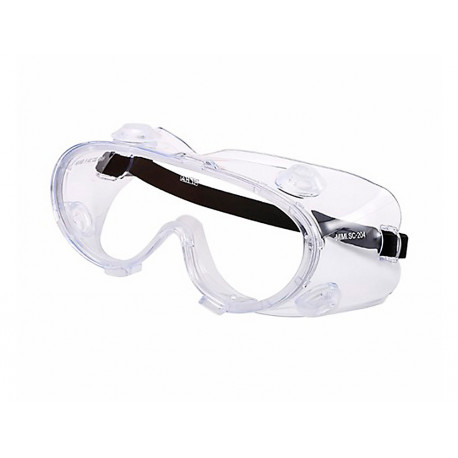 GAFAS DE PROTECCION PANORAMICAS MONTURA FLEXIBLE COLOR TRANSPARENTE CERTIFICADO CE