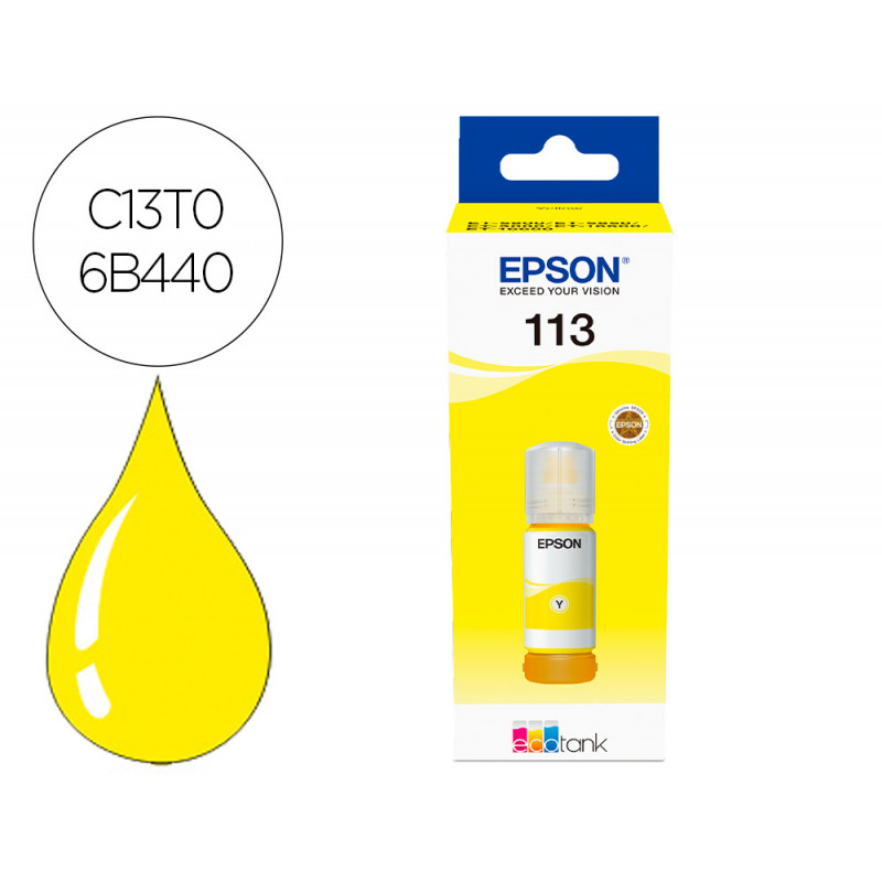 INK-JET EPSON ECOTANK 113 SERIES AMARILLO