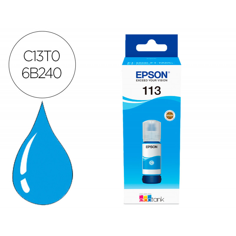 INK-JET EPSON ECOTANK 113 SERIES CIAN