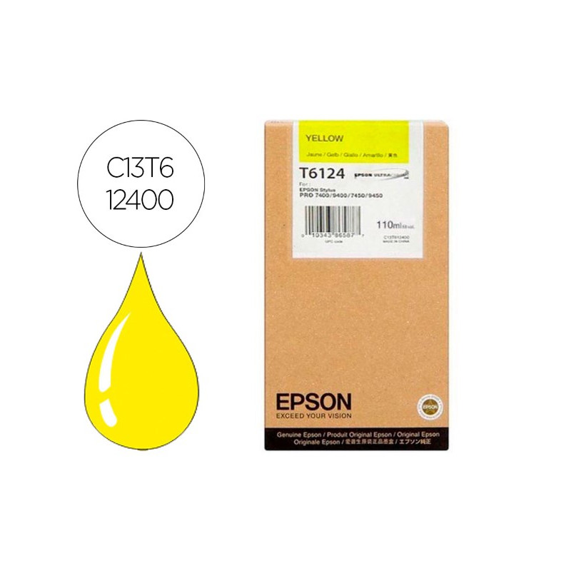 INK-JET EPSON GF STYLUS PHOTO 7450/9450 AMARILLO ALTA CAPACIDAD