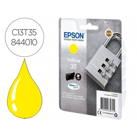 INK-JET EPSON SINGLEPACK AMARILLO 35 DURABRITE ULTRA INK