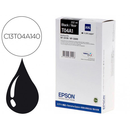 INK-JET EPSON WF-C8190 / WF-C8690 XXL NEGRO