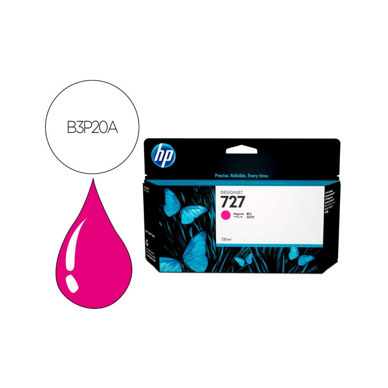 INK-JET HP DESIGNJET T920/T1500 N 727 MAGENTA ALTA/1000 PAGINAS