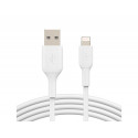 CABLE LIGHTNING BELKIN CAA001BT2MWH A USB-A BOOST CHARGE LONGITUD 2 M COLOR BLANCO