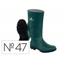 BOTAS DELTAPLUS DE SEGURIDAD STONE PVC VERDE SUELA DE TACOS TALLA 47