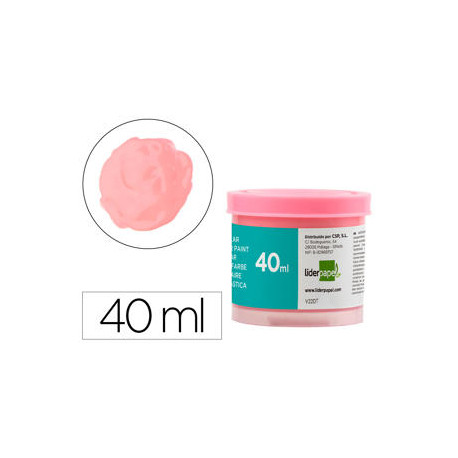 TEMPERA LIDERPAPEL ESCOLAR 40 ML ROSA