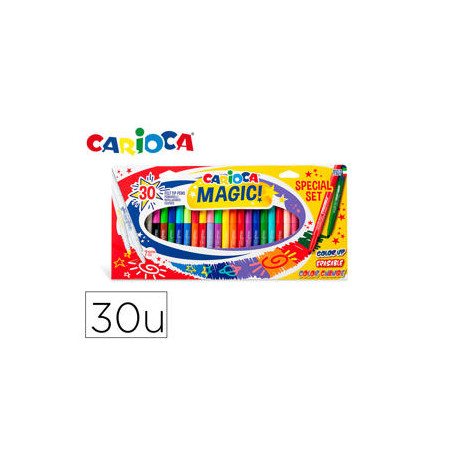 ROTULADOR CARIOCA MAGIC MARKERS SPECIAL SET CAJA 30 UNIDADES COLORES SURTIDOS