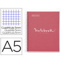 CUADERNO ESPIRAL MIQUELRIUS NOTEBOOK 1 EMOTIONS TAPA FORRADA DIN A5 MICROPERFORADO 80 HOJAS 90G/M2 C