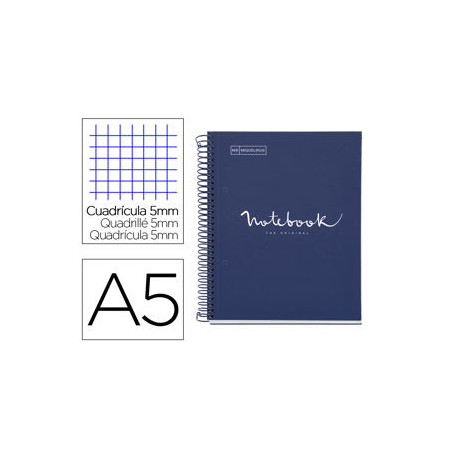 CUADERNO ESPIRAL MIQUELRIUS NOTEBOOK 1 EMOTIONS TAPA FORRADA DIN A5 MICROPERFORADO 80 HOJAS 90G/M2 C