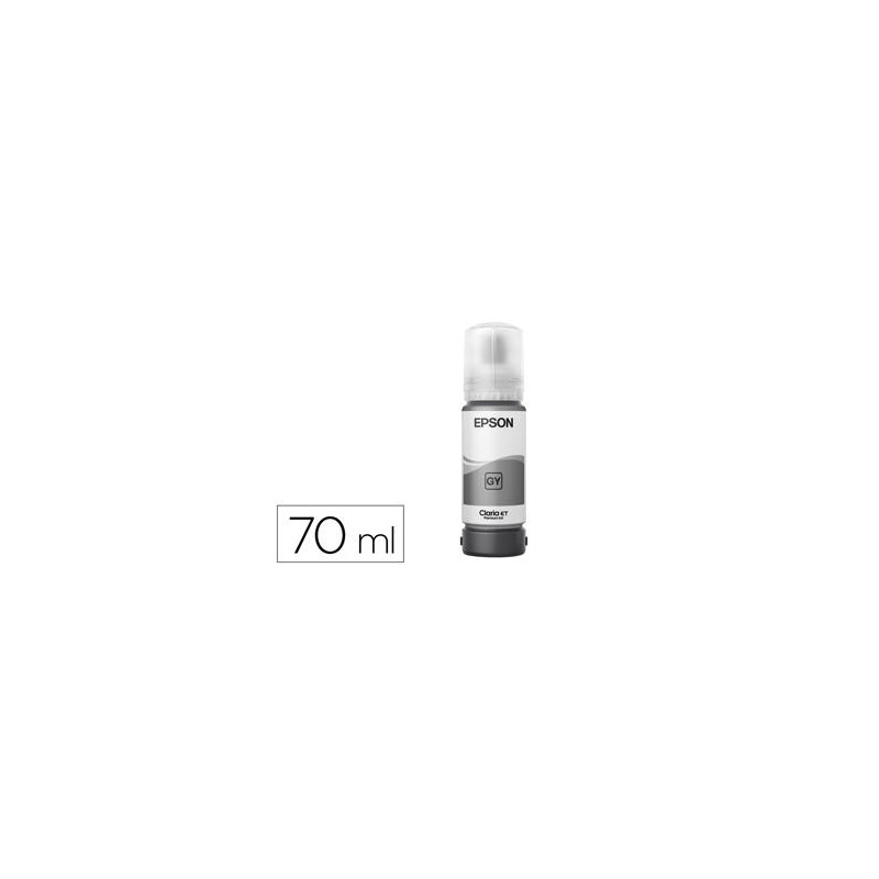 TINTA EPSON T114 ECO TANK ET-8500 / 8550 GRIS BOTELLA 70 ML