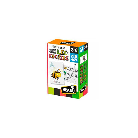 JUEGO DIDACTICO HEADU FLASH CARDS PEQUEÑAS PIZARRAS LEE Y ESCRIBE