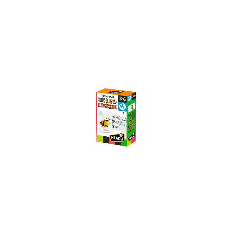 JUEGO DIDACTICO HEADU FLASH CARDS PEQUEÑAS PIZARRAS LEE Y ESCRIBE