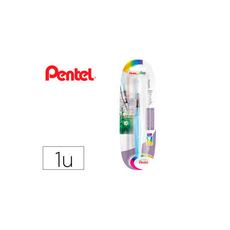 PINCEL PENTEL XFRH-M RELLENABLE AGUA REDONDO PUNTA MEDIANA