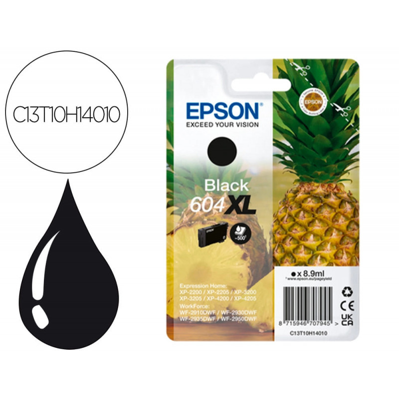 INK-JET EPSON 604XL EXPRESSION HOME XP-2200 / 2205 / 3200 / 3205 / 4200 / 4205 / WF-2910 SERIES COLO