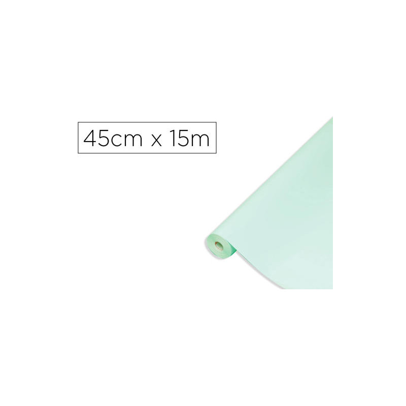 ROLLO ADHESIVO D-C-FIX VERDE MENTA ANCHO 45 CM LARGO 15 MT