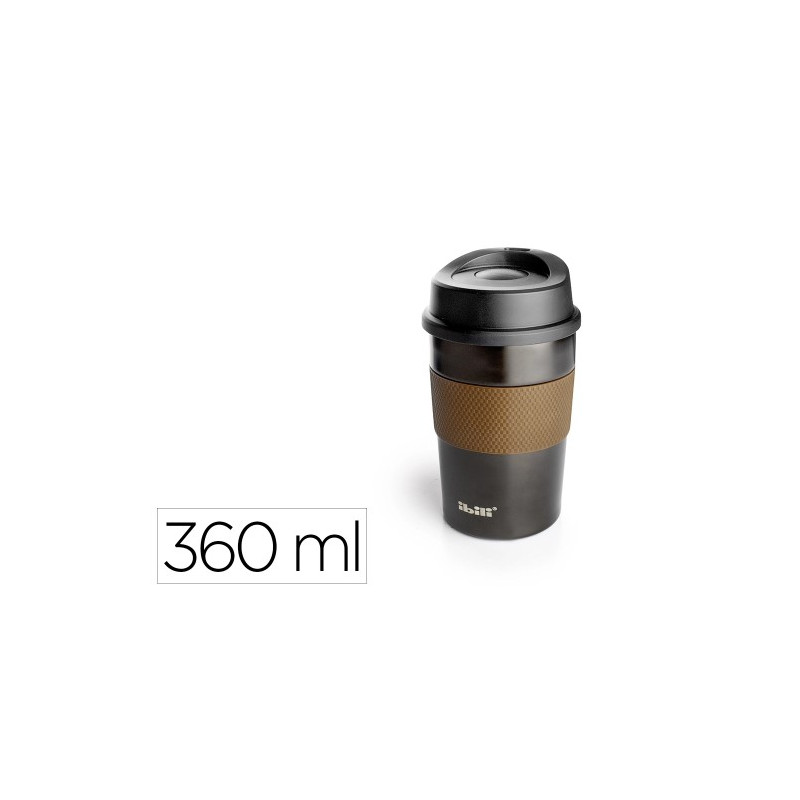 VASO TERMICO IBILI DOBLE PARED LUXE CAFE 360 ML