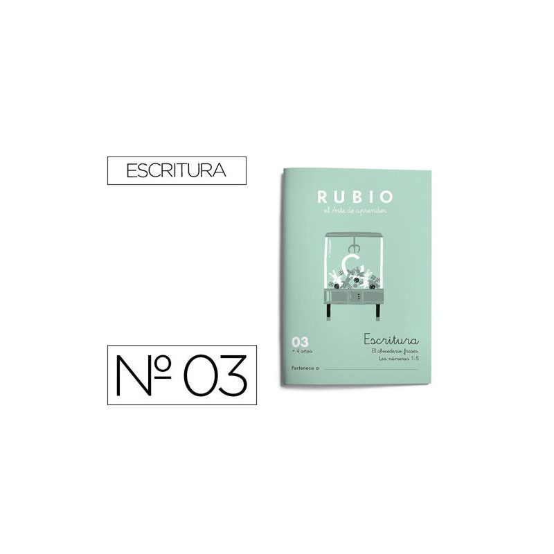 CUADERNO RUBIO CALIGRAFIA N 03