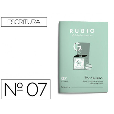 CUADERNO RUBIO CALIGRAFIA N 07